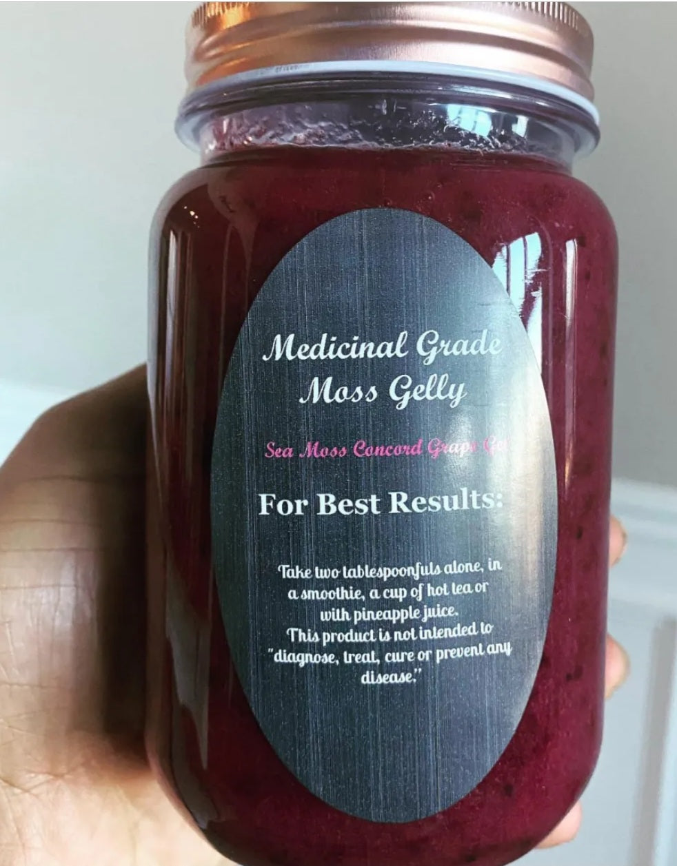 Grape Sea Moss GELLY VITALITY GRADE