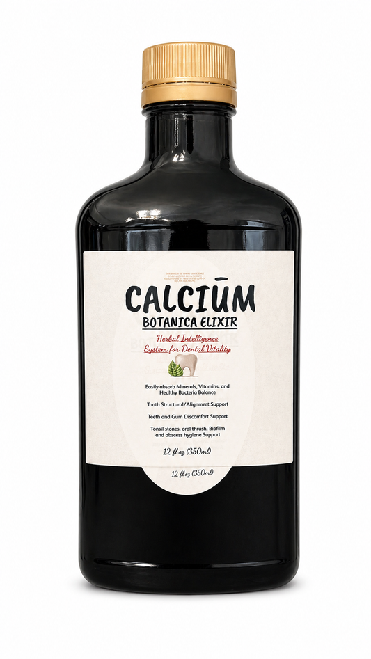 CALCIŪM Botanica Elixir™
Herbal Intelligence System for Dental Vitality