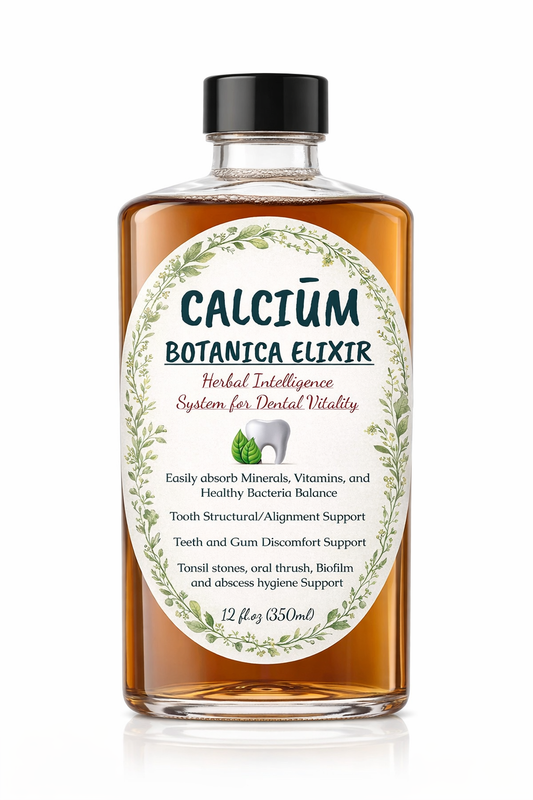 CALCIŪM Botanica Elixir™
Herbal Intelligence System for Dental Vitality