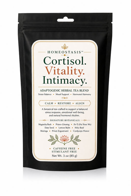 HOMEOSTASIS™
Cortisol • Vitality • Intimacy